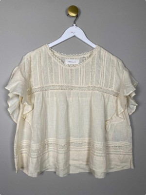 Skall Studio Str. 34 <br/> T-shirt, hør.