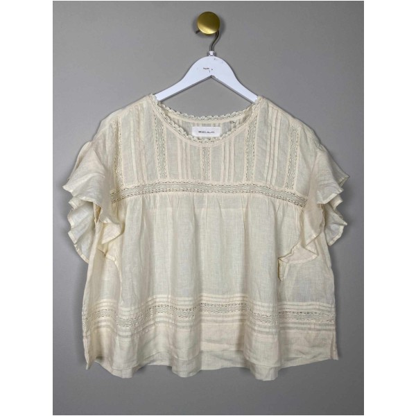 Skall Studio Str. 34 <br/> T-shirt, hør.