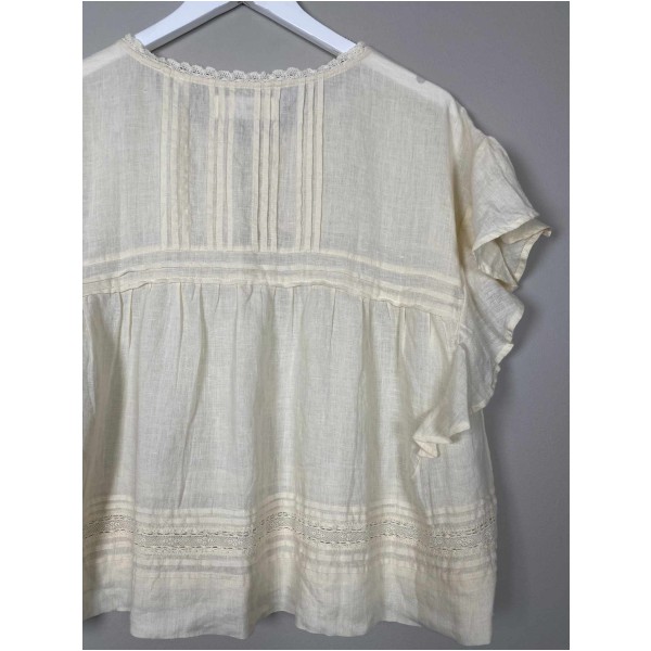 Skall Studio Str. 34 <br/> T-shirt, hør. - Image 4