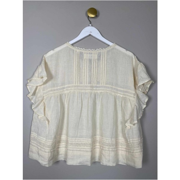 Skall Studio Str. 34 <br/> T-shirt, hør. - Image 3