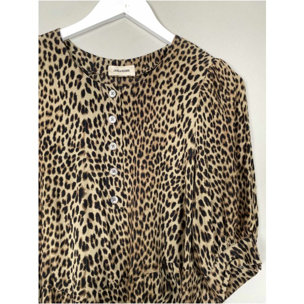 Zadig & Voltaire Str. M <br/> Kjole, leoprint. - Image 2
