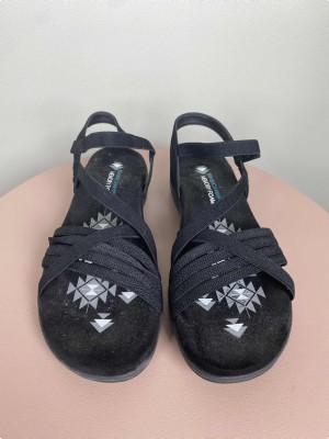 Skechers Str. 39 <br/> Sandaler, sort.