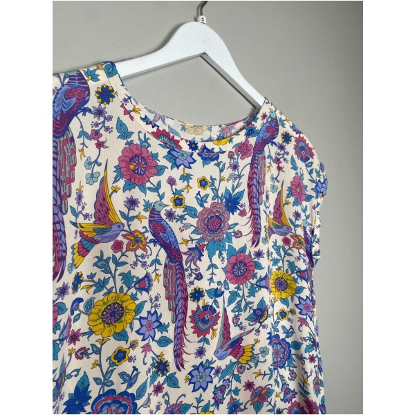Lollys Laundry Str. S <br/> Blomstret t-shirt. - Image 2