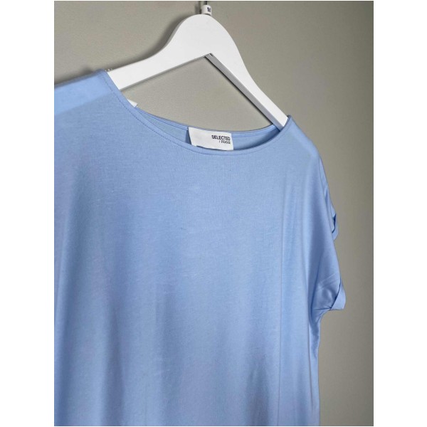 Selected Str. M <br/> T-shirt, lyseblå. - Image 2