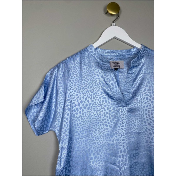 French Laundry Str. S <br/> T-shirt, lyseblå. - Image 2