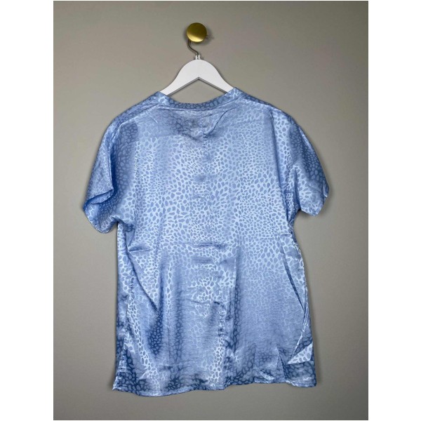French Laundry Str. S <br/> T-shirt, lyseblå. - Image 3