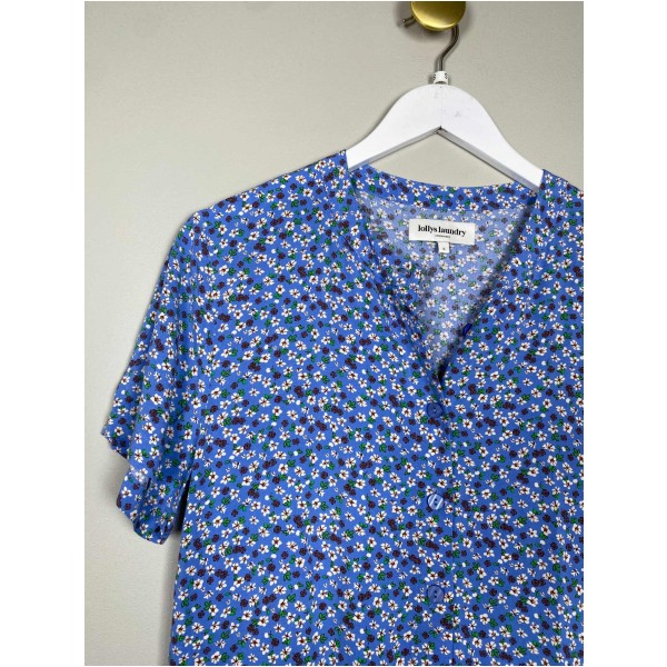 Lollys Laundry Str. S <br/> Blomstret kjole. - Image 2