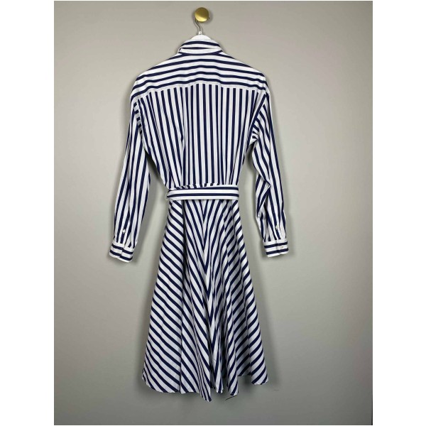 Ralph Lauren Str. L <br/> Stribet kjole. - Image 3