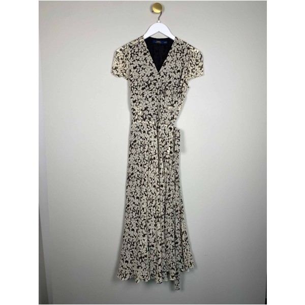 Ralph Lauren Str. M/L <br/> Blomster kjole.