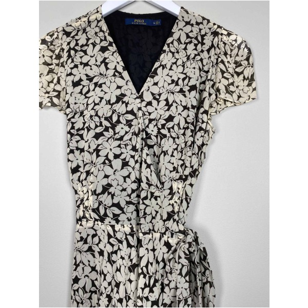Ralph Lauren Str. M/L <br/> Blomster kjole. - Image 2