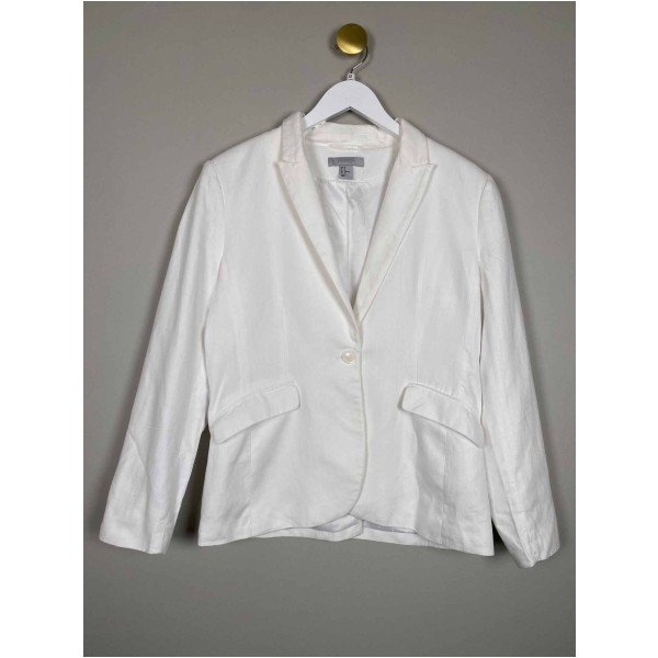 H&M Str. 42 <br/> Blazer, hvid.