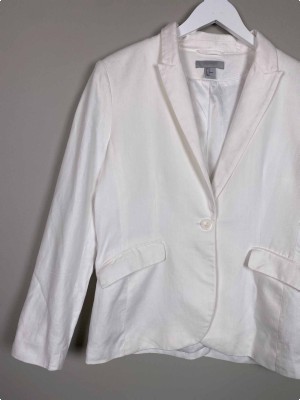 H&M Str. 42 <br/> Blazer, hvid.