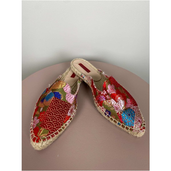Topshop str. 37 <br/> mønstret espadrilles - Image 2