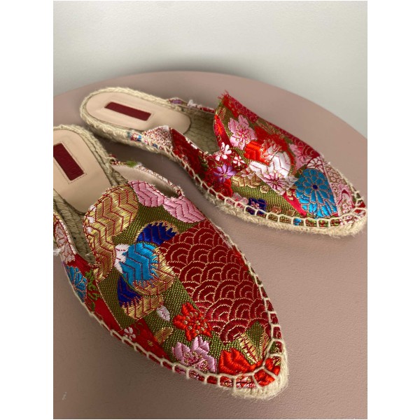 Topshop str. 37 <br/> mønstret espadrilles - Image 3