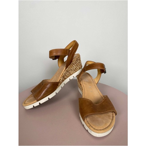 Gabor str. 39,5 <br/> brun sandal med spænde - Image 5