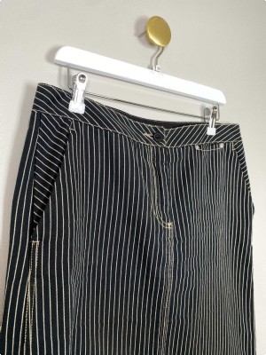 Mexx str. 38 <br/> stribet nederdel