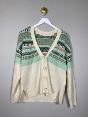 Fransa str. S <br/> mønstret cardigan