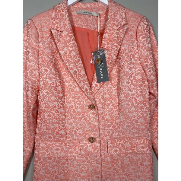 CostaMani str. S <br/> pink blazer med blomsterbroderier - Image 2