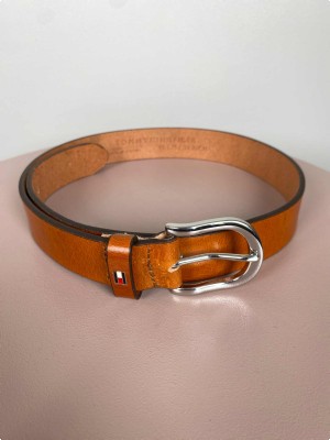 Tommy Hilfiger Str. 95 cm <br/> Bælte, brunt.