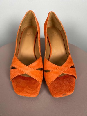 Billi Bi Str. 40 <br/> Stiletter, orange.