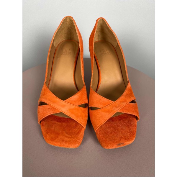 Billi Bi Str. 40 <br/> Stiletter, orange. - Image 2