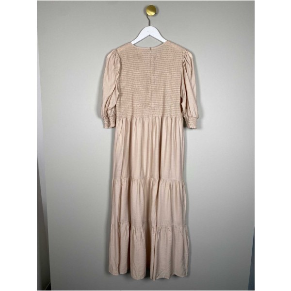 Gestuz Str. 42 <br/> Kjole, beige. - Image 3