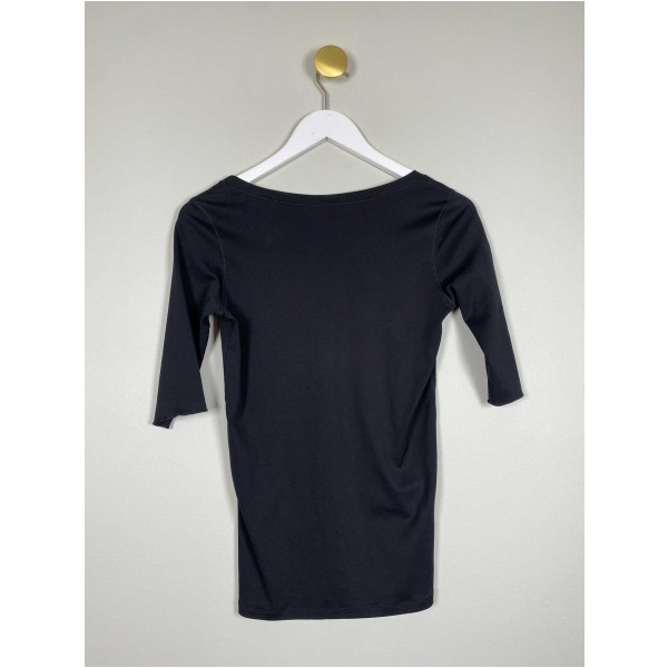 Marc Cain Str. S <br/> T-shirt, sort. - Image 3