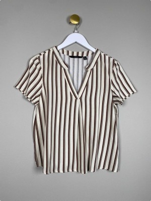 Vero Moda Str. S <br/> Stribet T-shirt.