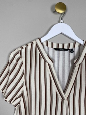Vero Moda Str. S <br/> Stribet T-shirt.