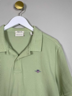 Gant Str. L <br/> Polo, grøn.