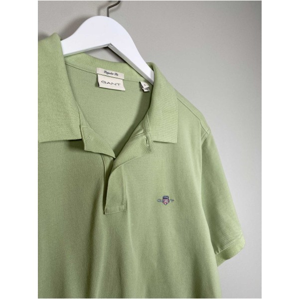 Gant Str. L <br/> Polo, grøn. - Image 4