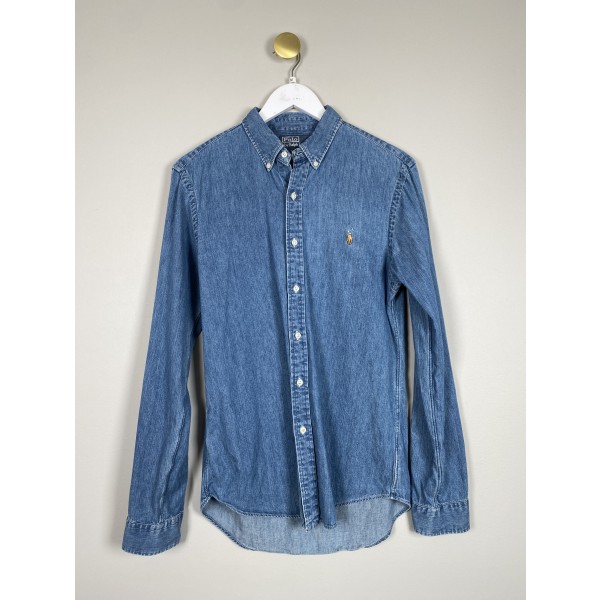 Ralph Lauren Str. M <br/> Denim skjorte.