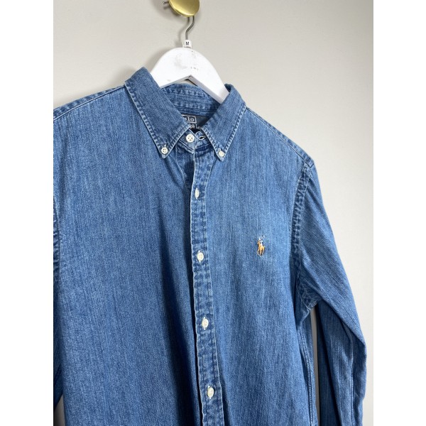 Ralph Lauren Str. M <br/> Denim skjorte. - Image 2