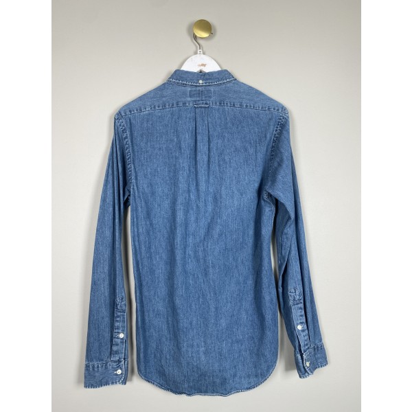 Ralph Lauren Str. M <br/> Denim skjorte. - Image 3