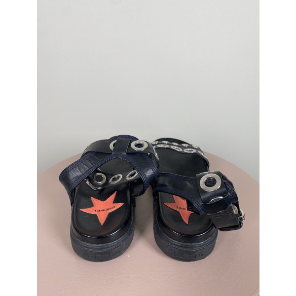 Diesel str. 38 <br/> sort sandal - Image 4