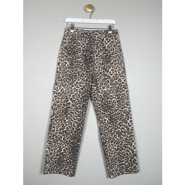 Mint Velvet str. S <br/> jeans i leopardprint