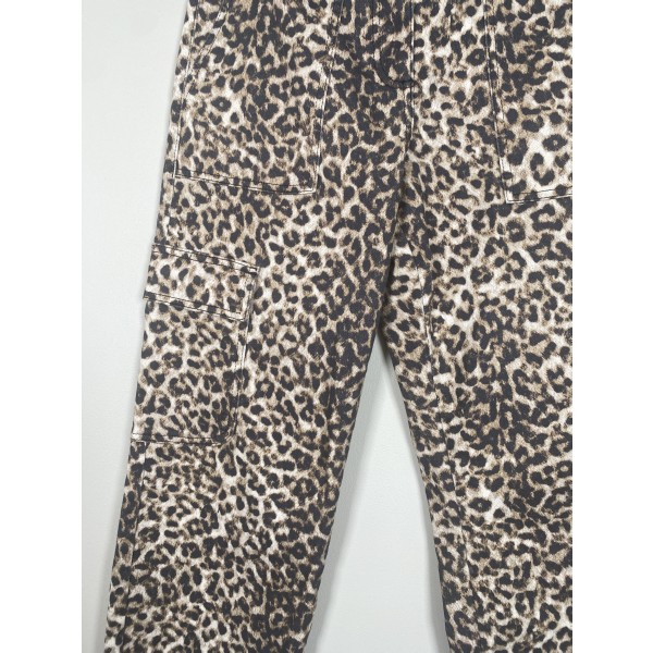 Mint Velvet str. S <br/> jeans i leopardprint - Image 3
