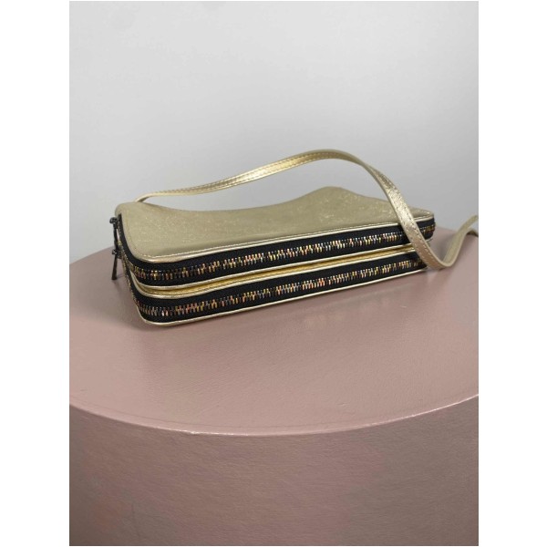 Zadig & Voltaire <br/> Rock leather crossbody bag gold - Image 4