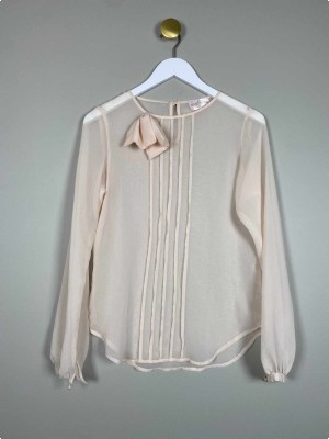 The Wardrobe Str. XS <br/> Bluse, nude.