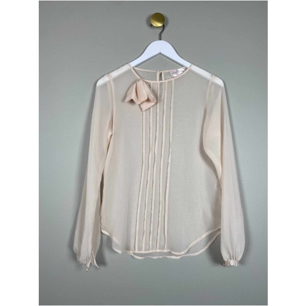 The Wardrobe Str. XS <br/> Bluse, nude.