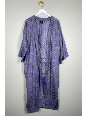 WAUW Str. Onesize <br/> Mønstret kimono, silke.