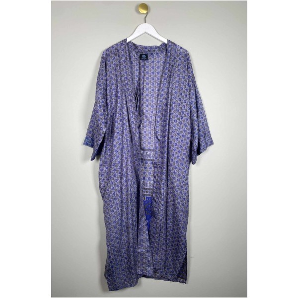 WAUW Str. Onesize <br/> Mønstret kimono, silke.