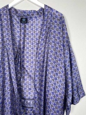 WAUW Str. Onesize <br/> Mønstret kimono, silke.