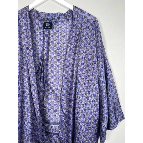 WAUW Str. Onesize <br/> Mønstret kimono, silke. - Image 2
