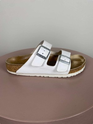 BirkenStock Str. 36 <br/> Sandaler, hvid.