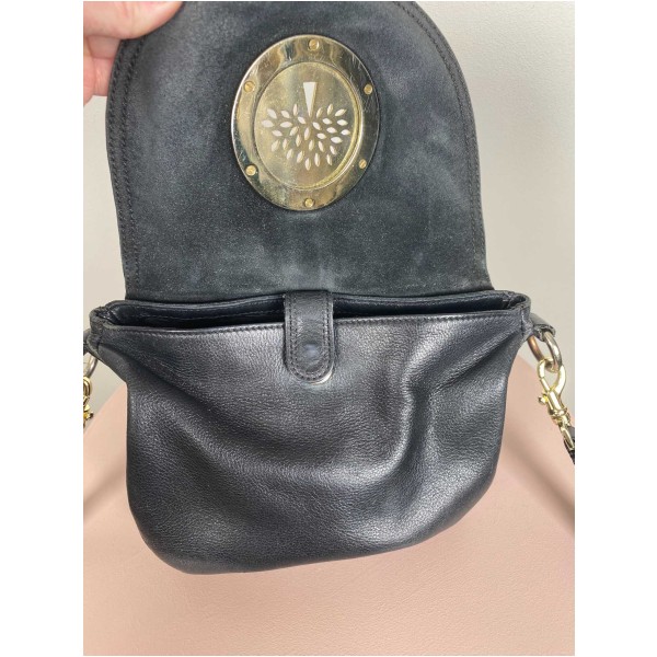 Mulberry <br/> Daria satchel crossbody, black - Image 4