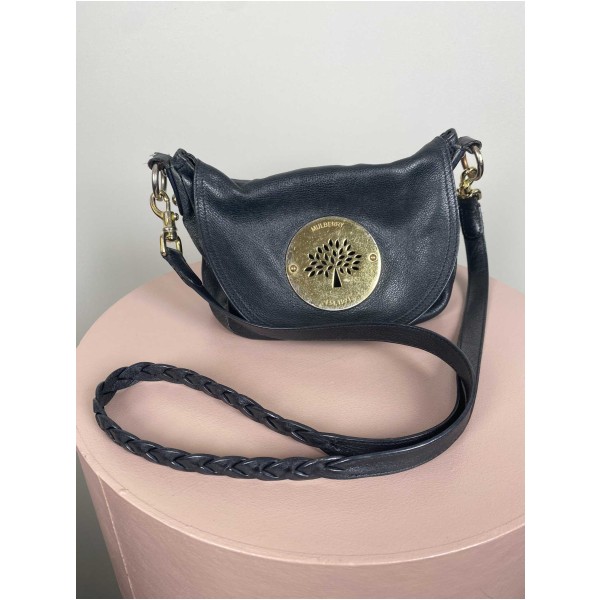 Mulberry <br/> Daria satchel crossbody, black