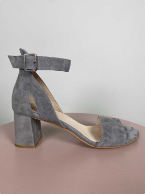Shoe the bear str. 41 <br/> grå sandal med ankelrem