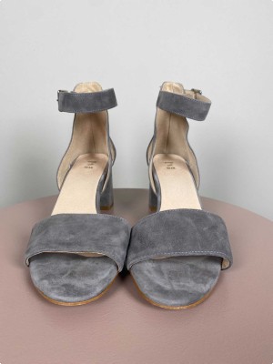 Shoe the bear str. 41 <br/> grå sandal med ankelrem