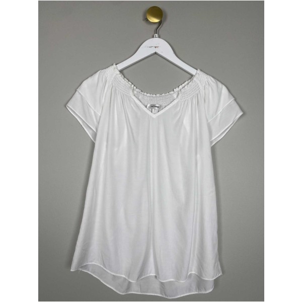 Co'Couture str. S <br/> hvid top